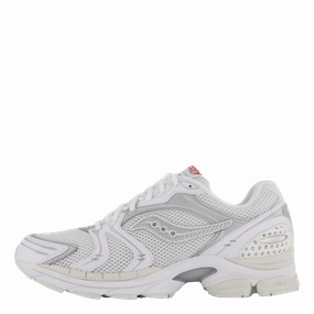 Progrid Triumph 4 1 White/Silver Leather Shoes Chic Footwear