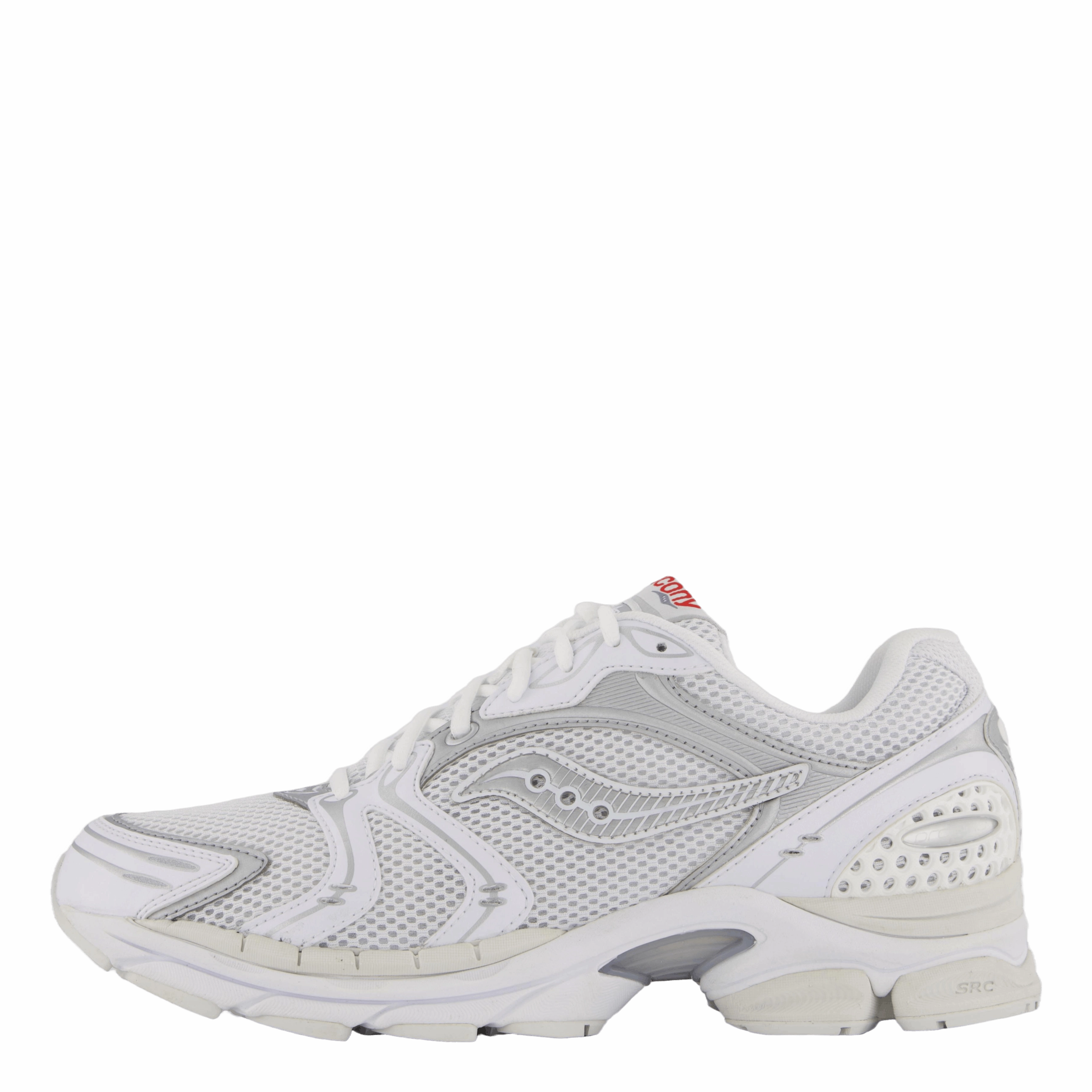 Progrid Triumph 4 1 White/Silver Leather Shoes Chic Footwear