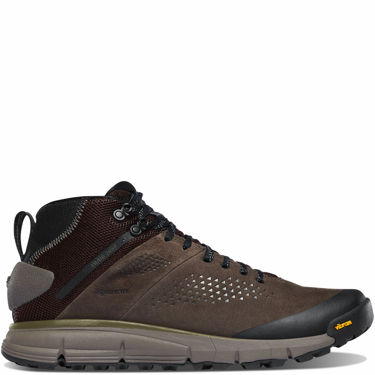 Trail 2650 Mid 4" Brown/Military Green Gtx Durable Shoes Odor Control