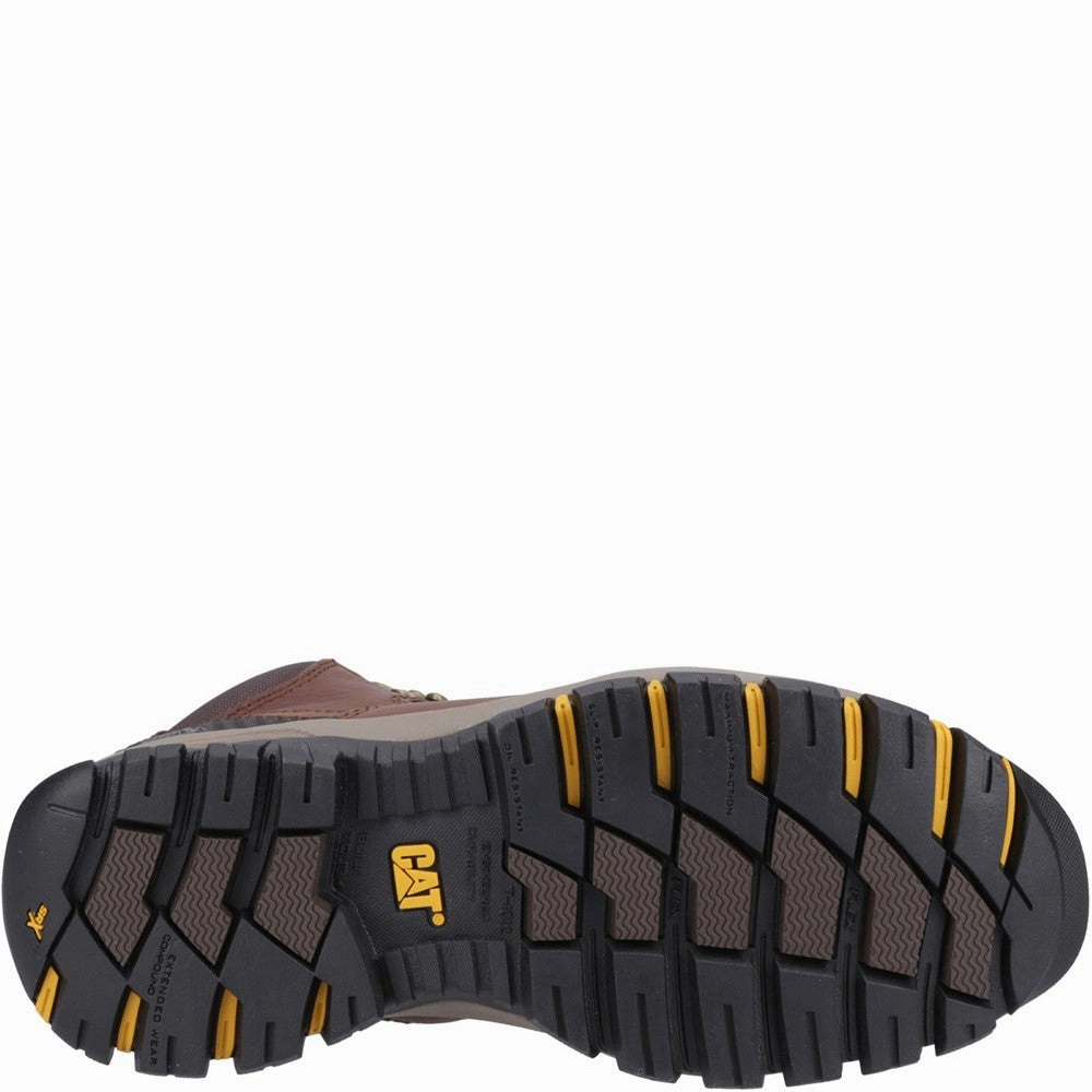Caterpillar Navigator Mid Safety Boot Flat Feet Shoes