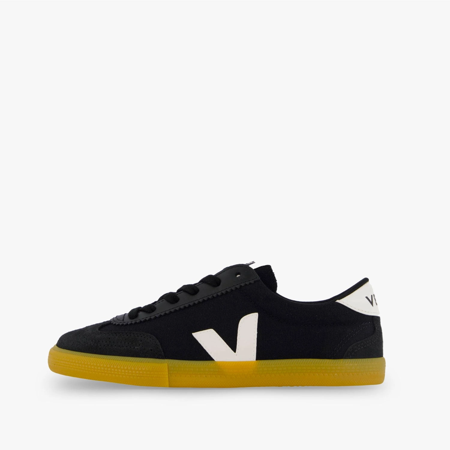 Travel Shoes Modern Footwear Volley Volley Canvas Blck_White_Natur