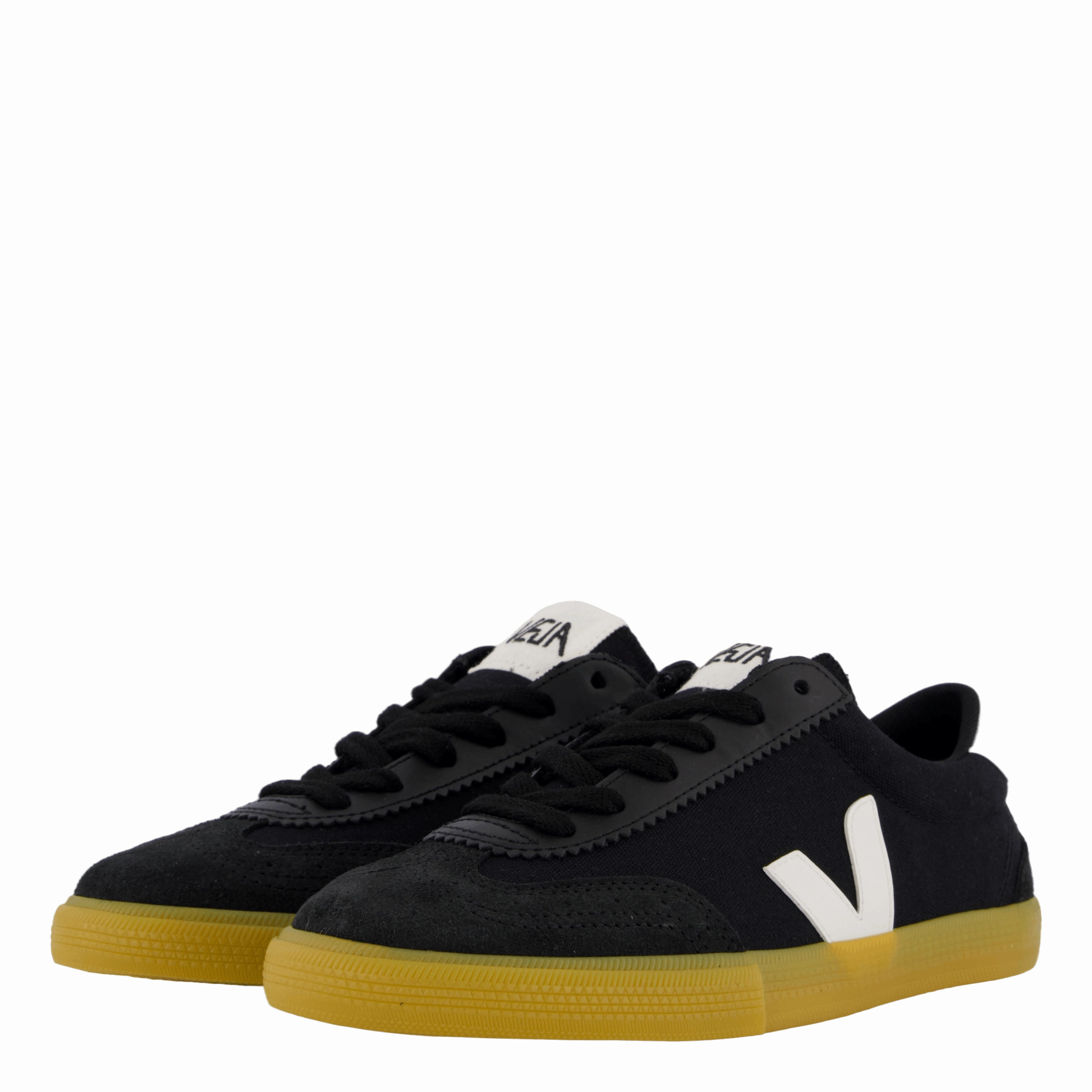 Slip On Shoes Moisture Wicking Volley Volley Canvas Blck_White_Natur