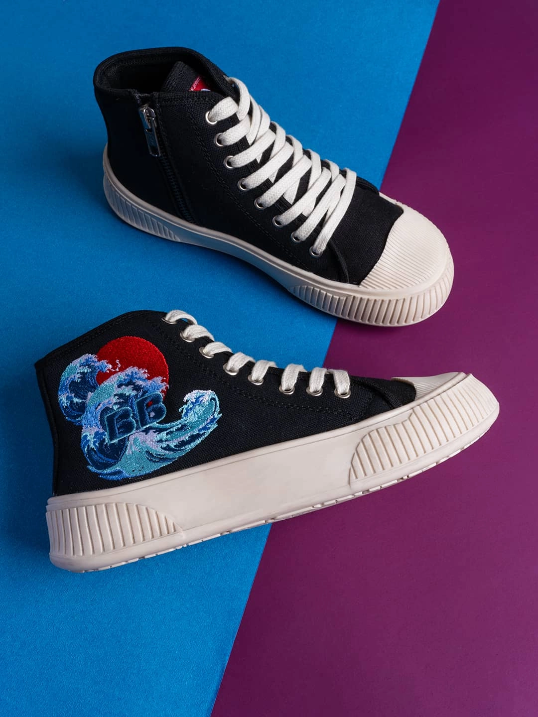 Modern Classic Bacca Bucci Women'S High-Top Sneakers - "Kawaii Kicks" Collection