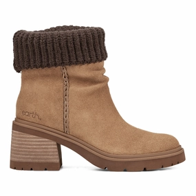 Gresa Waterproof Block Heel Round Toe Casual Booties Weather Resistant