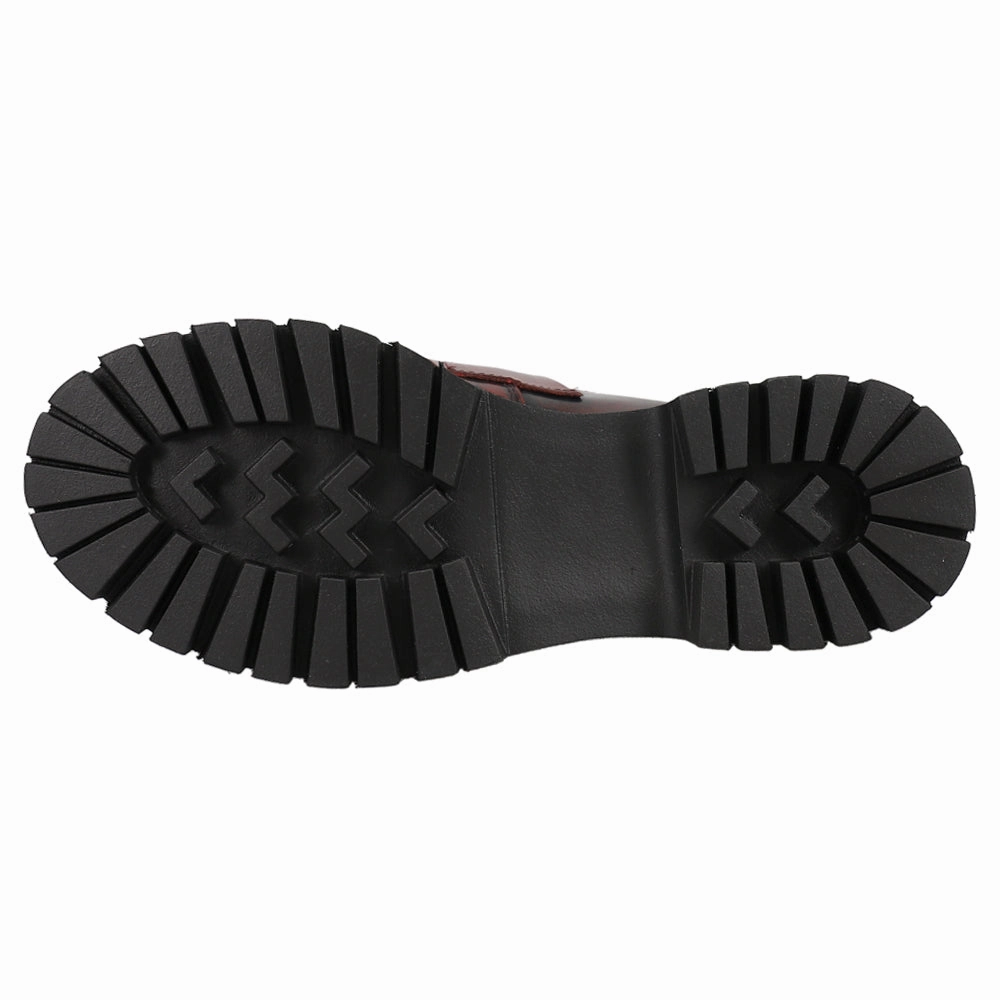 Slip Resistant Work Lando Platform Lug Sole Loafers