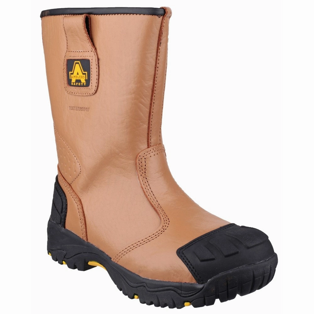 All Day Support Amblers Safety Fs143 Waterproof Pull On Safety Rigger Boot
