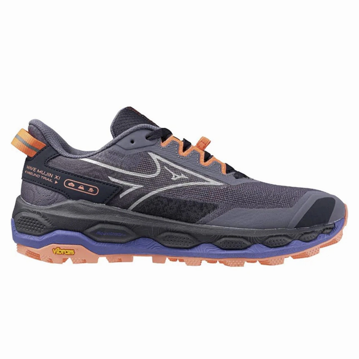 Mizuno Wave Mujin 11 Womens | Blue Granite/Silver/Striking Coral Pro Comfort Flexible