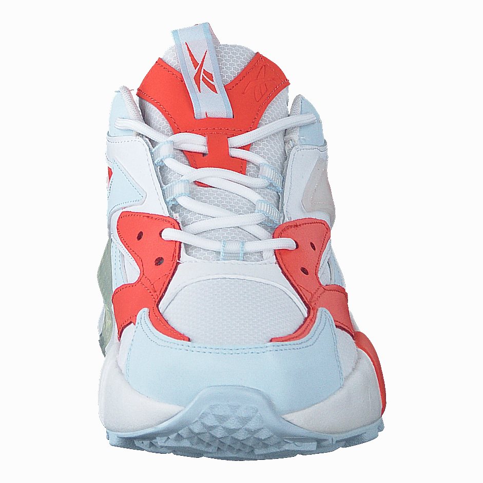 Aztrek Double Mix Vivid Orange/Glass Blue/White Premium Comfort Statement Footwear