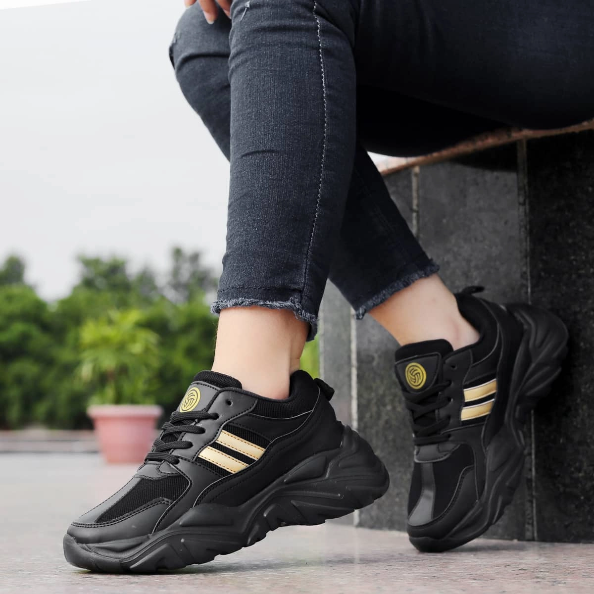 Comfort Sole Bacca Bucci Daisy Women Chunky Platform Sneakers