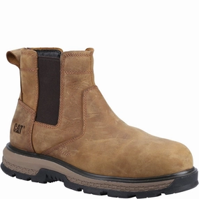 Caterpillar Exposition Chelsea Safety Boot Chic Footwear Slip Resistant