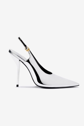 All Day Support Easy On/Off Larroud?? X Altuzarra Pump In Silver Specchio