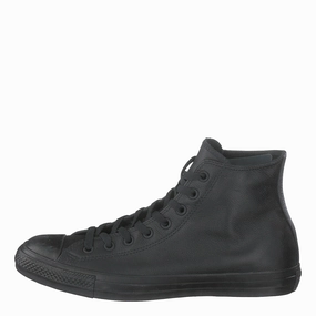 Chuck Taylor Black Mono Leathe Black Comfort Sole Casual Comfort