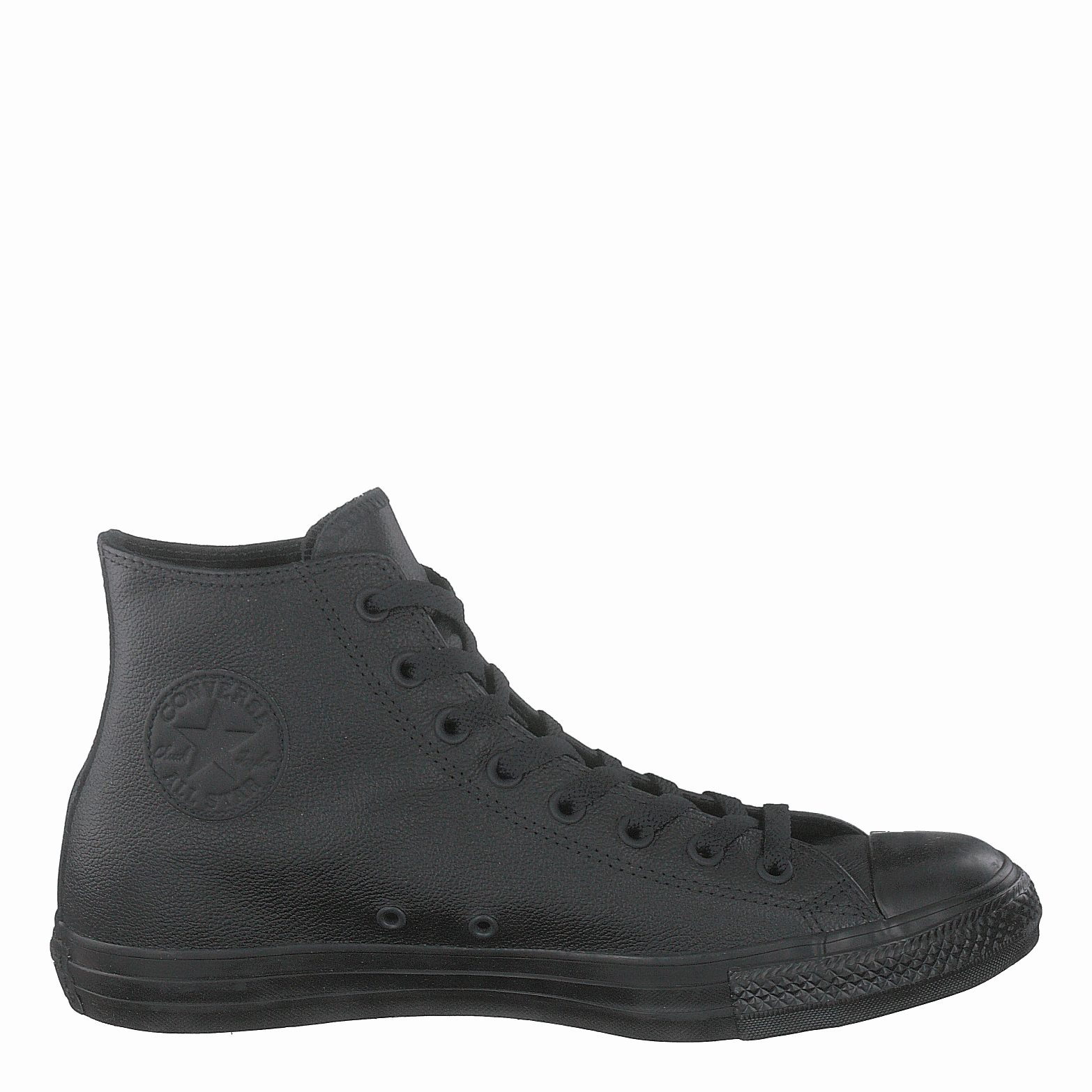 Travel Ready Chuck Taylor Black Mono Leathe Black