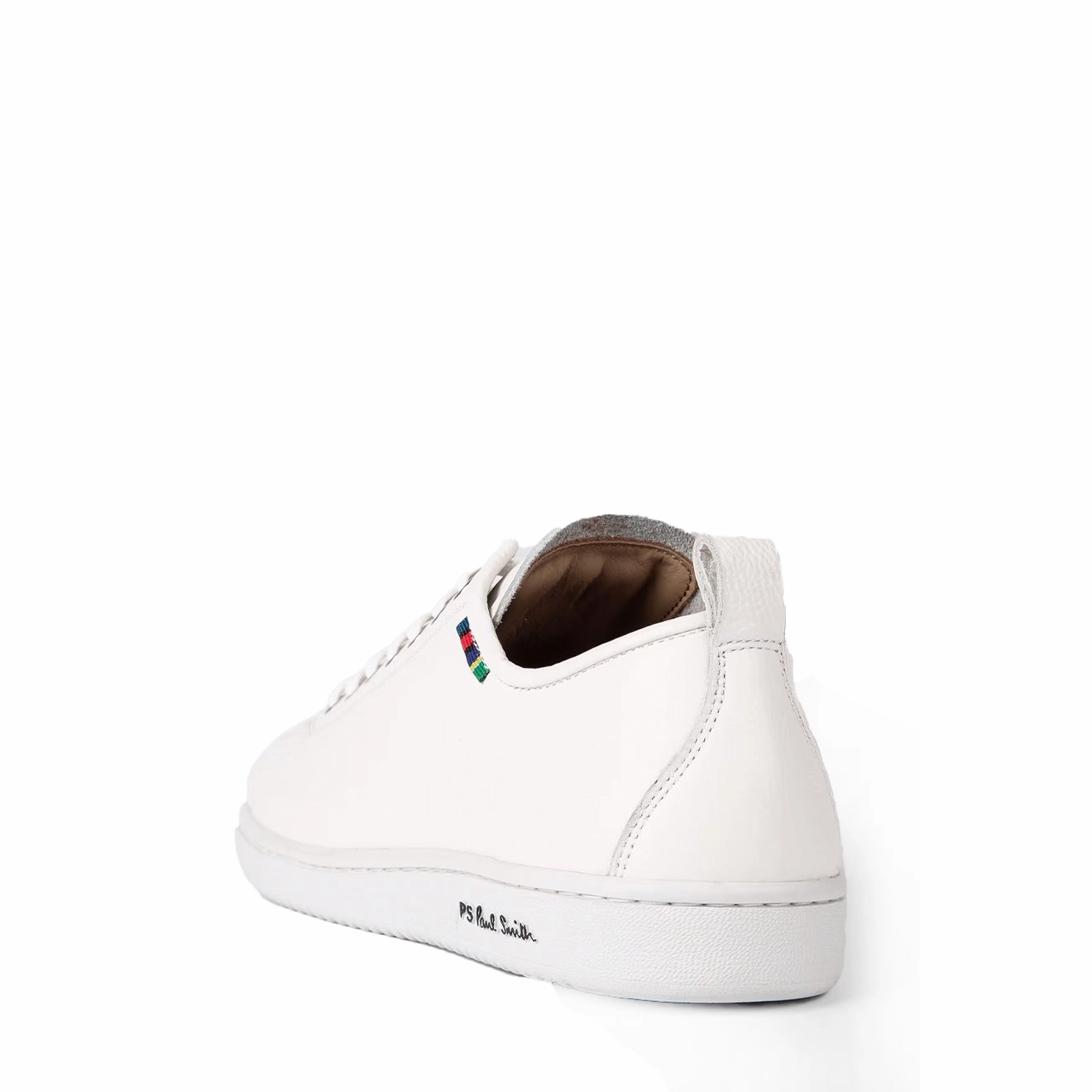 Paul Smith Leather Miyata Trainers White Wide Fit