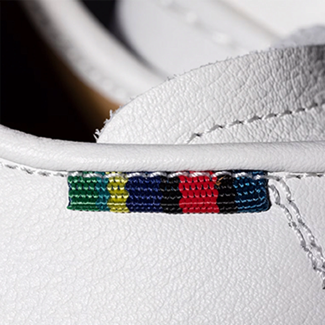 Versatile Style Paul Smith Leather Miyata Trainers White