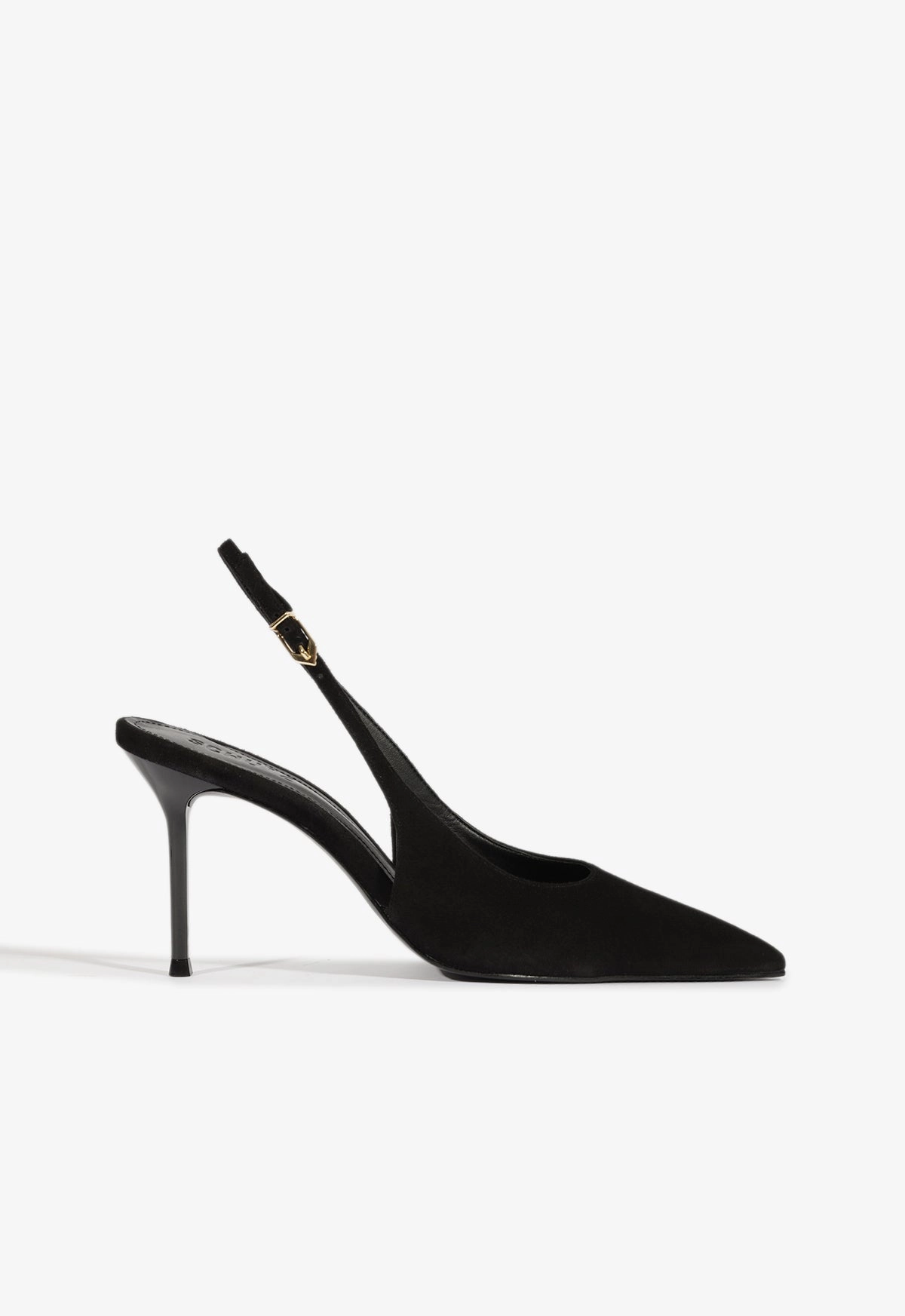 Flat Feet Shoes Cushioned Alicia Sling Suede Pump