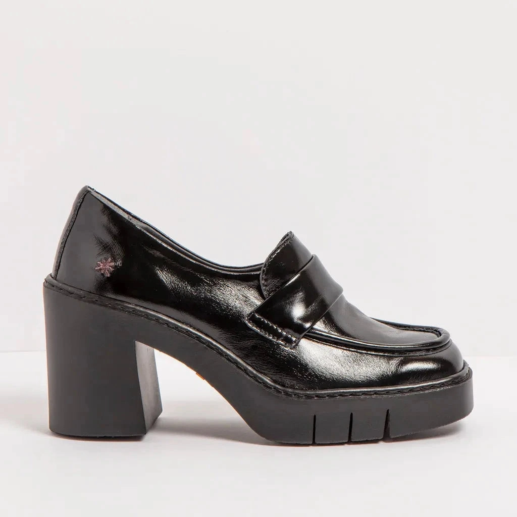 Versatile Footwear Art | Women'S Casual Shoes | 1972 Nappa Shinny Black/Berna | Black