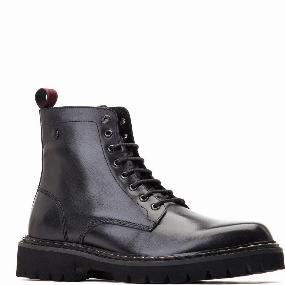 Base London Sutton Combat Boot Memory Foam Functional Footwear