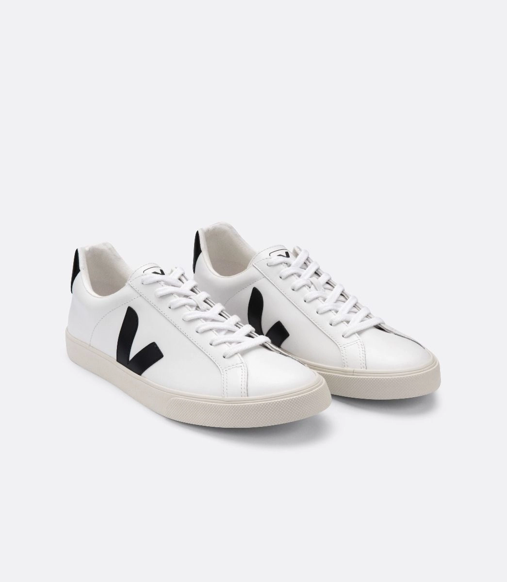 Easy Clean Cloud Comfort Esplar Leather White Black