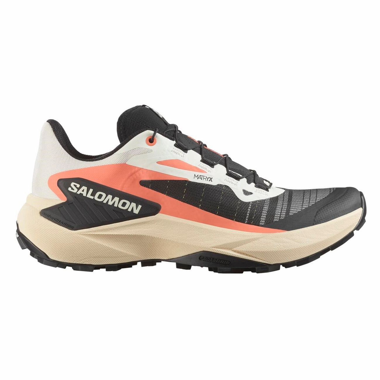 Salomon Genesis | Fusion Coral / Tender Peach / Black | Womens Sporty Style Travel Footwear