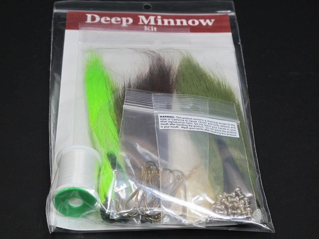 Clouser Deep Minnow Fly Tying Kit