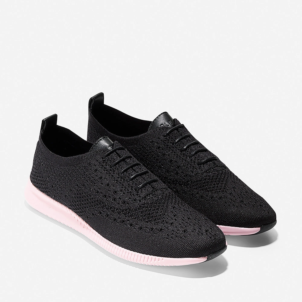 Cole Haan 2.Zer?grand Stitchlite Black Knit/Lilac Sustainable Shoes