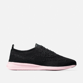 Water Resistant Cole Haan 2.Zer?grand Stitchlite Black Knit/Lilac