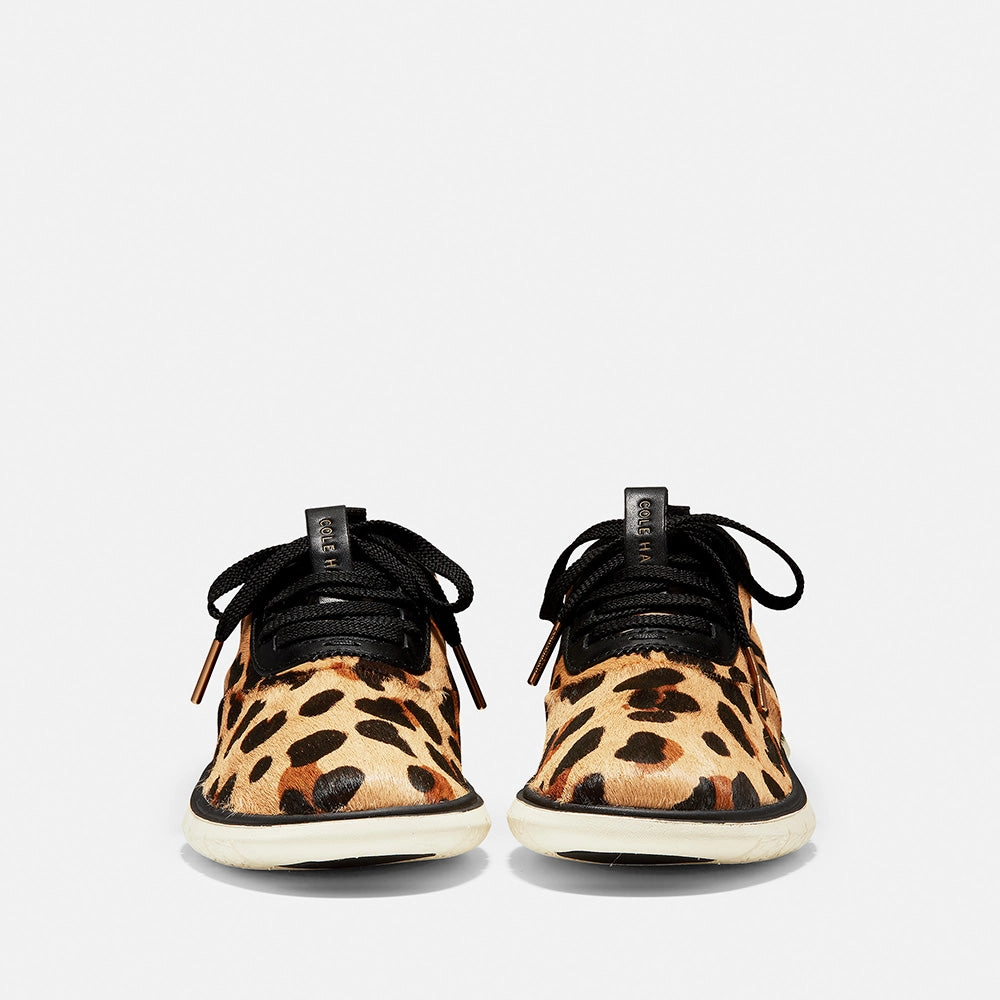 Supportive Shoes Fashion Footwear Cole Haan Generation Zer?grand Lace Up Jaguar Haircalf/Black/Gold/Ivory
