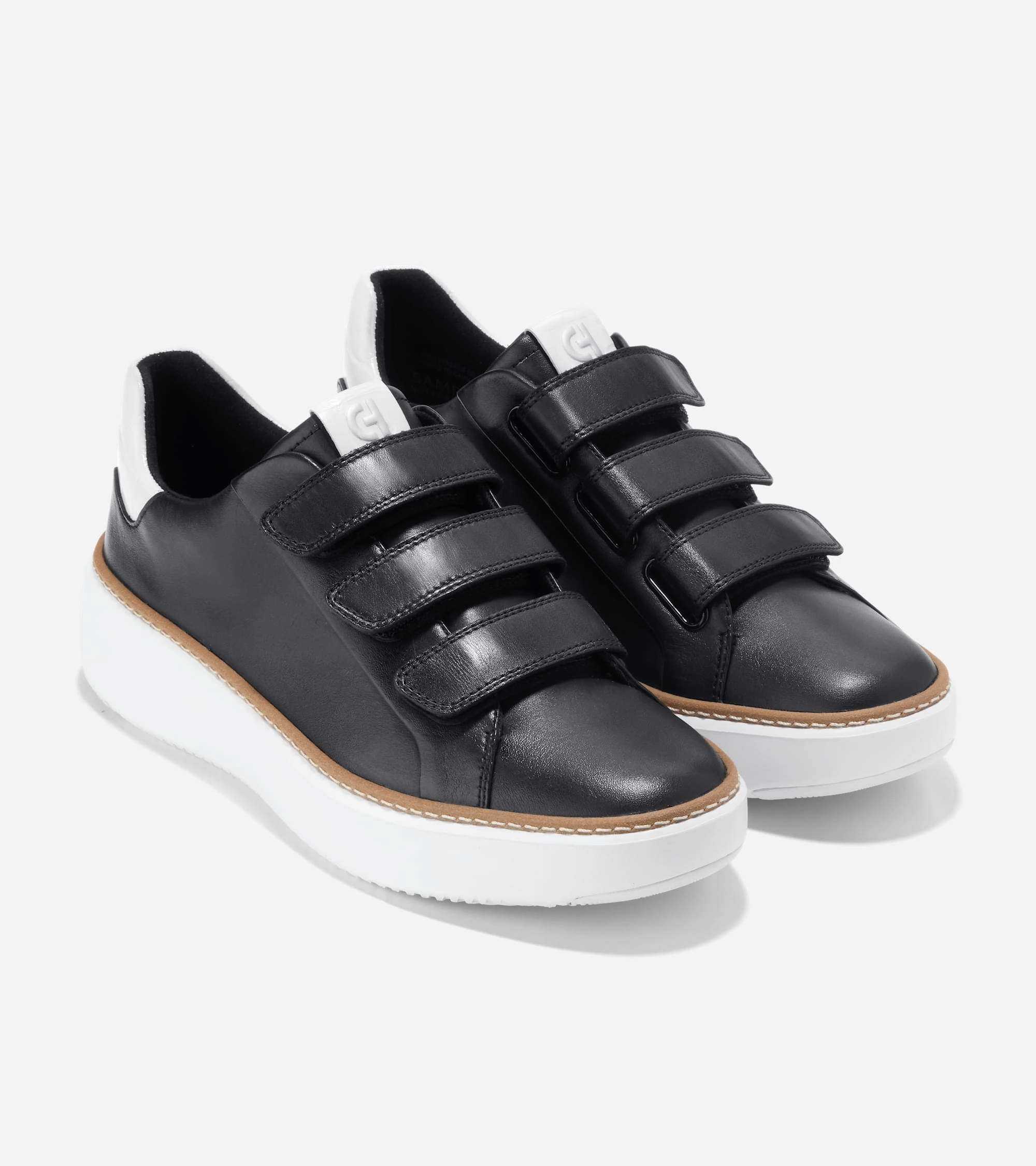 Cole Haan Women'S Grandpr? Topspin Triple Strap Sneakers All Day Comfort Versatile Footwear