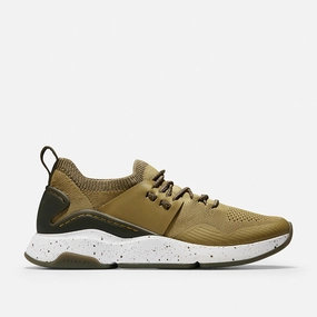 Cole Haan Zer?grand All-Day Trainer Stitchlite Fennel Seed Knit/Fennel Seed Leather/Ivory Size 9.5 All Weather
