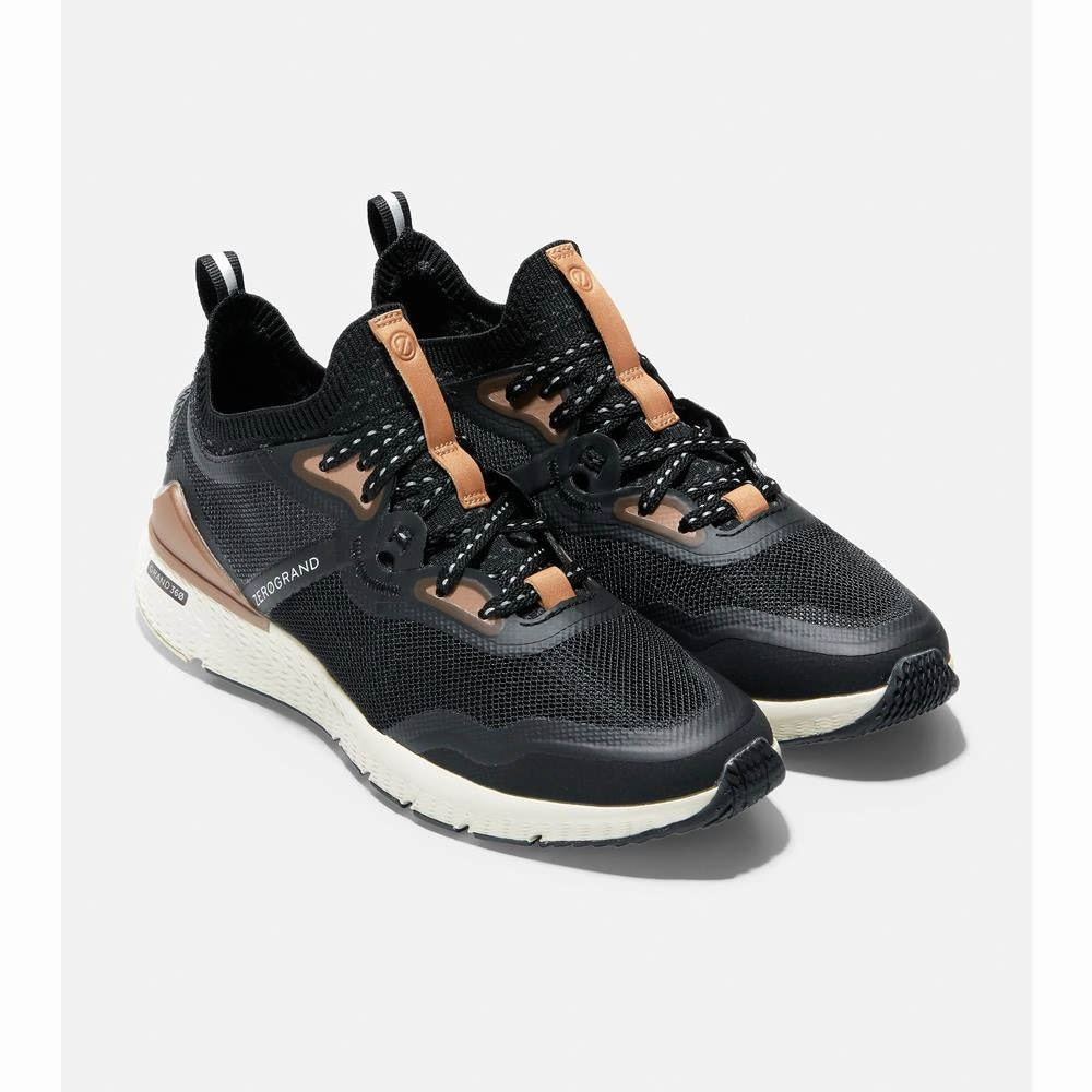 Cole Haan Zer?grand Overtake Runner Grey Pinstripe Arch Support Comfortable Footwear