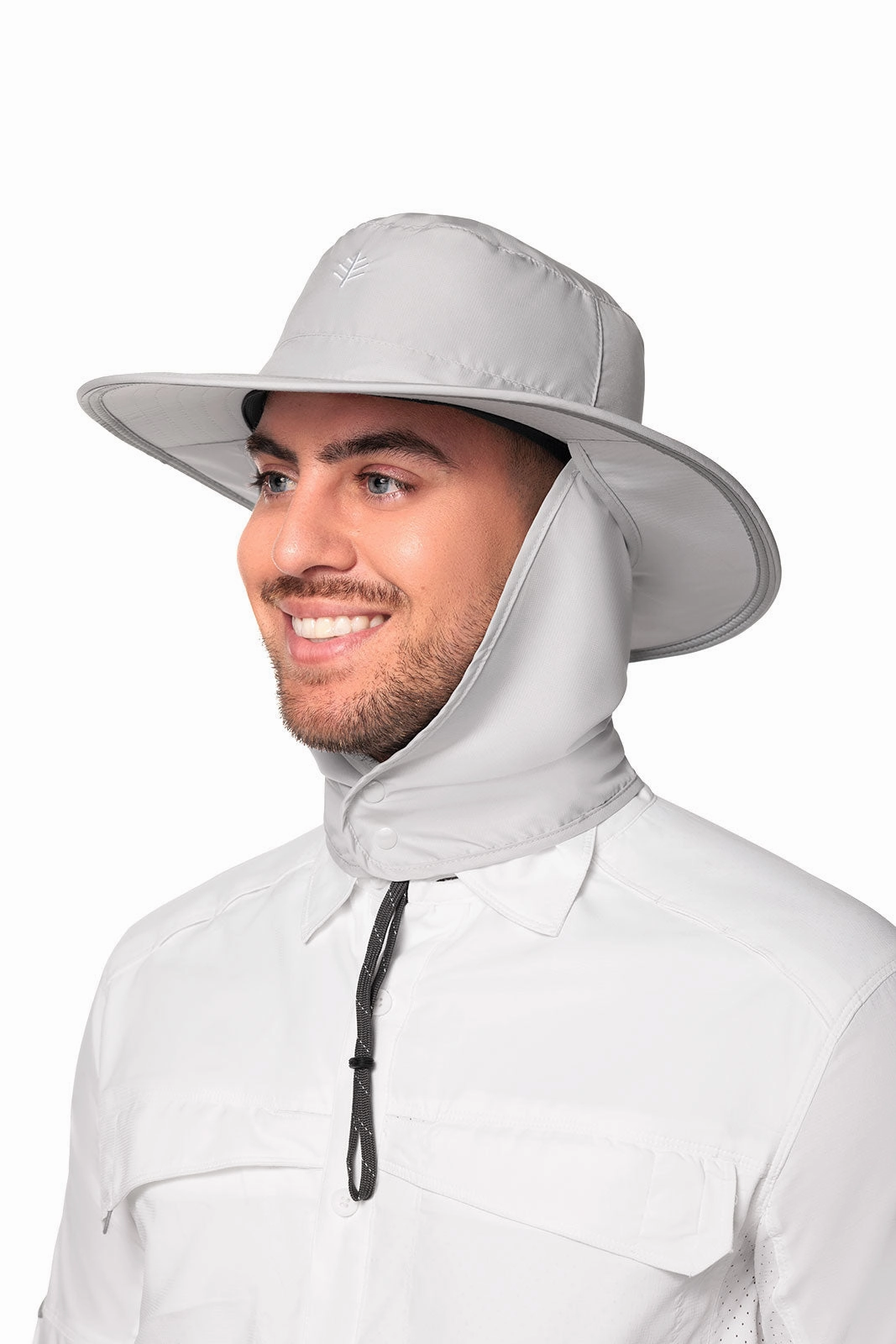 Convertible Boating Hat | Light Grey