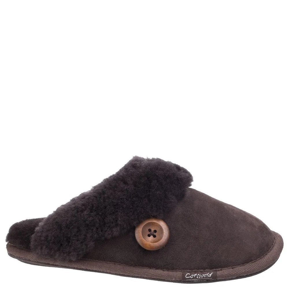Cotswold Lechlade Sheepskin Mule Slipper Minimalist Shoes