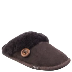 Slip Resistant Work Slip Resistant Cotswold Lechlade Sheepskin Mule Slipper