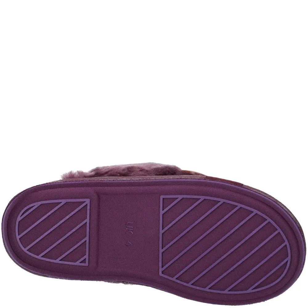 Cotswold Lechlade Sheepskin Mule Slipper Comfort Technology Rugged Sole