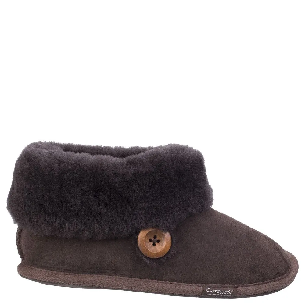 Cotswold Wotton Sheepskin Bootie Recycled Materials