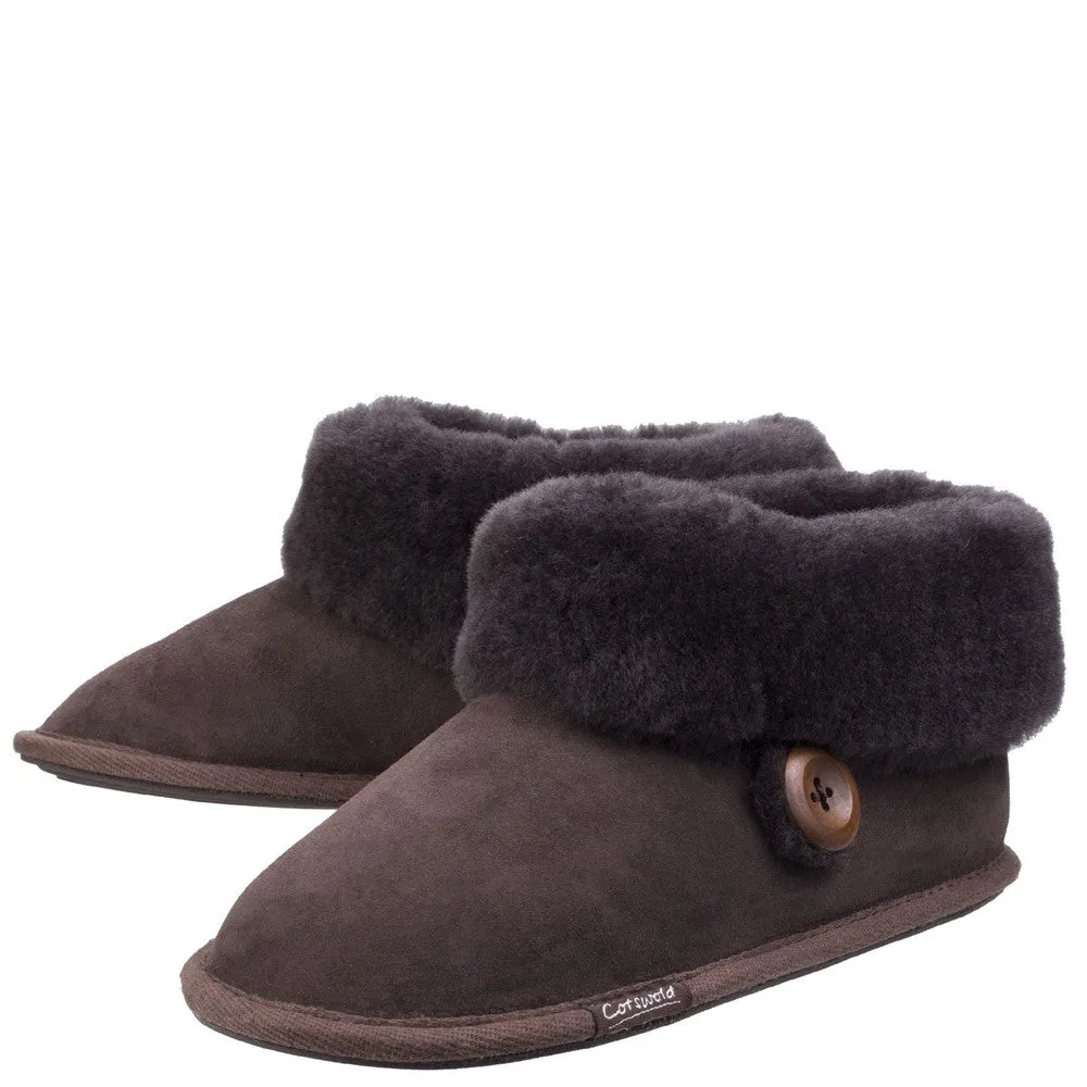 Cotswold Wotton Sheepskin Bootie Lightweight Functional Footwear