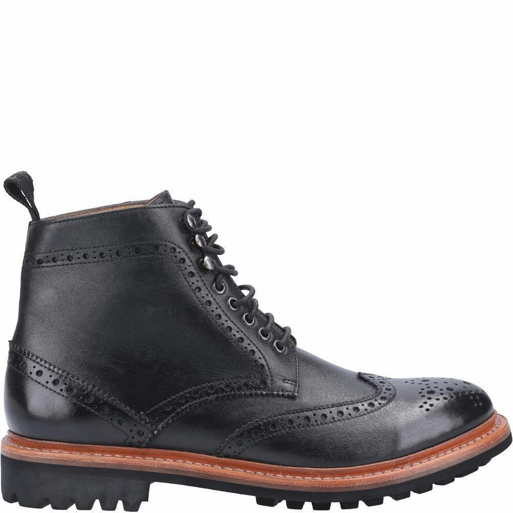 Cotswold Rissington Commando Goodyear Welt Boot Cushioned Insoles Daylong Comfort