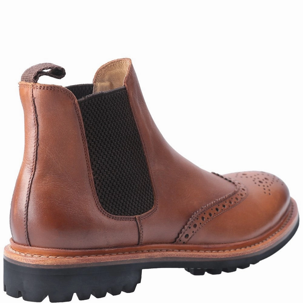 Cotswold Siddington Commando Goodyear Welt Boot Easy On Off Travel Ready