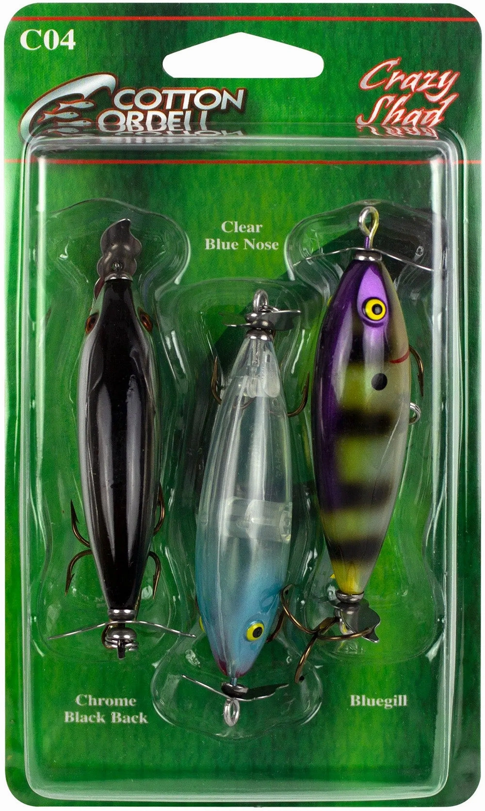 Cotton Cordell Crazy Shad CRD Kit - 3 Pack