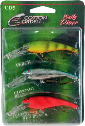Cotton Cordell Wally Diver 3-Piece Variety Pack