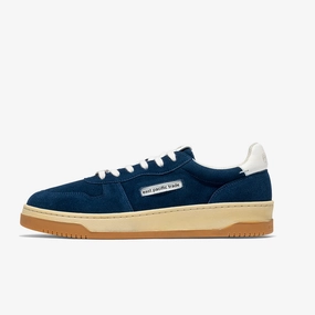 Weather Resistant Comfort Sole Court Suede Navy
