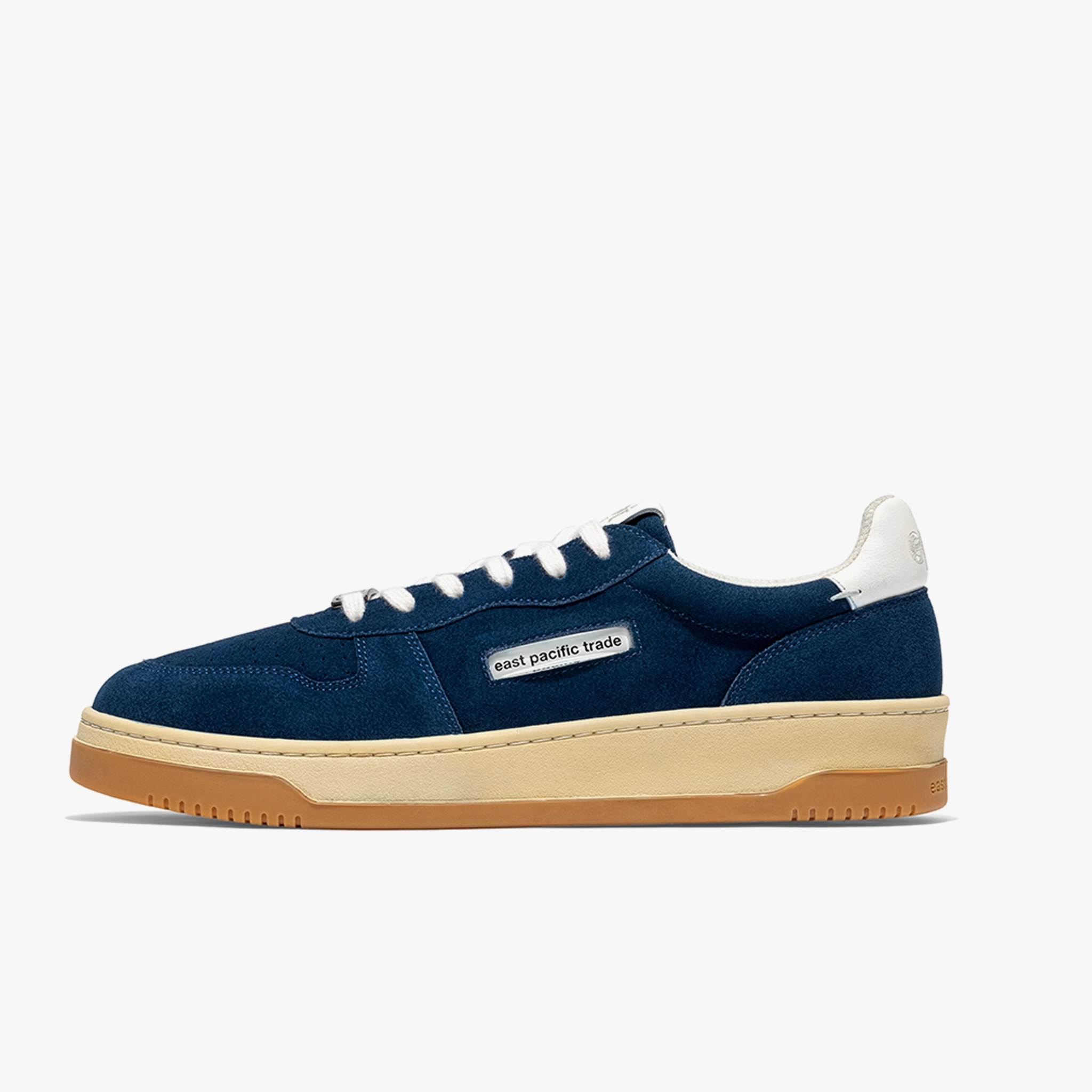 Weather Resistant Comfort Sole Court Suede Navy