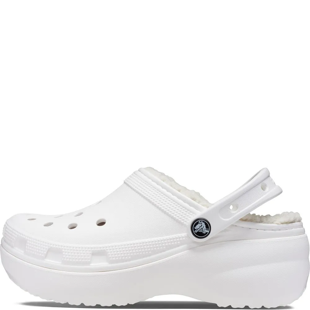 Crocs Classic Platform Lined Clog Machine Washable Modern Classic