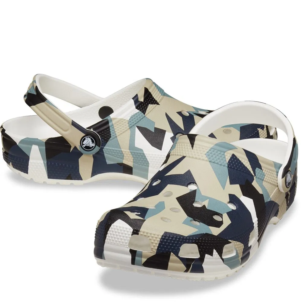 Crocs Unisex Classic Graphic Clog Pain Relief Relaxed Fit Footwear