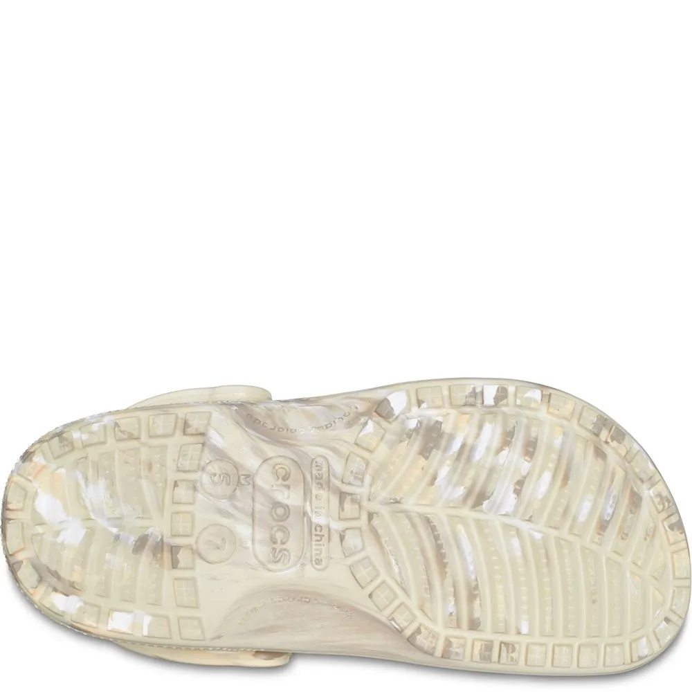 Classic Footwear Slip Resistant Crocs Unisex Classic Marbled Clog