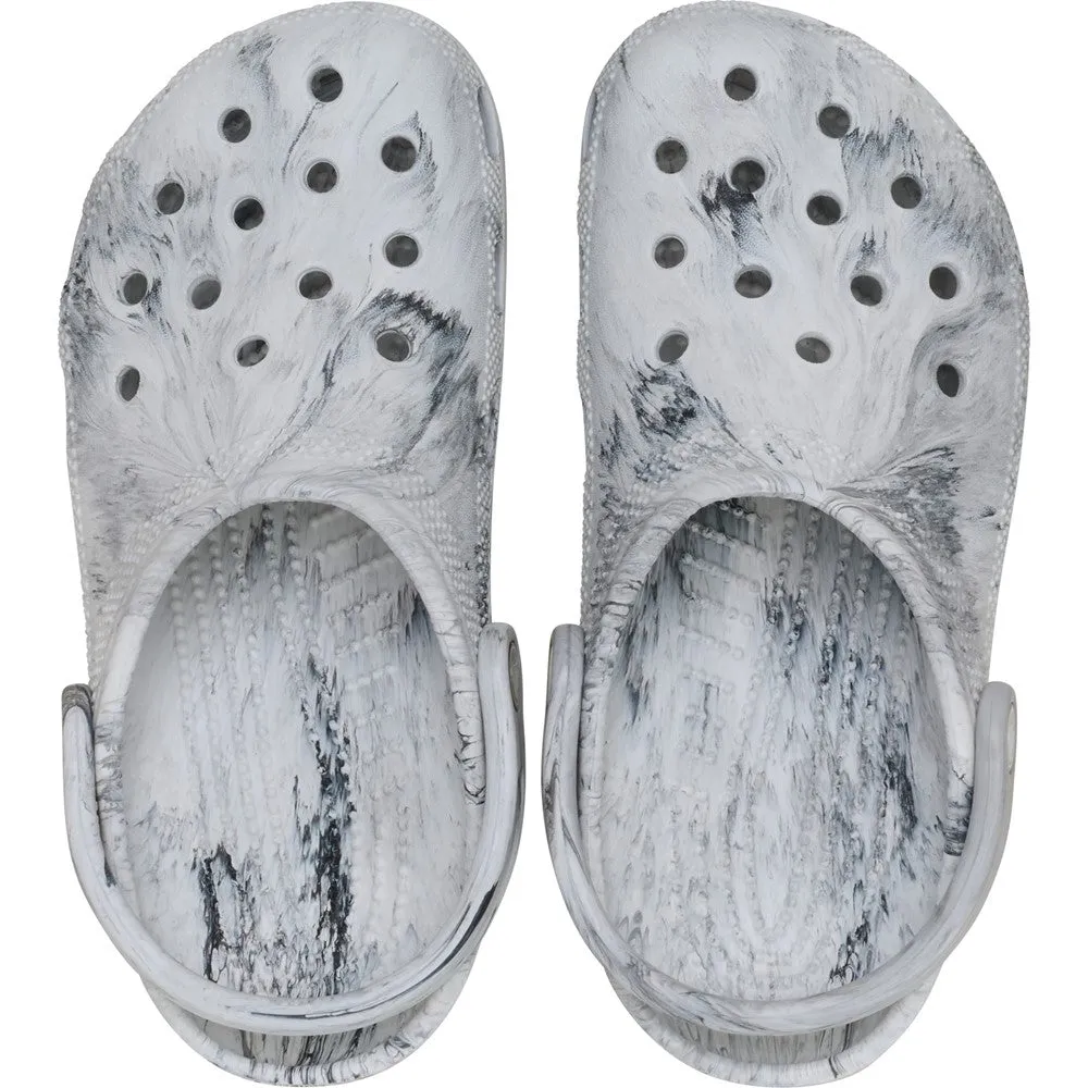 Crocs Unisex Classic Marbled Clog Leather Shoes