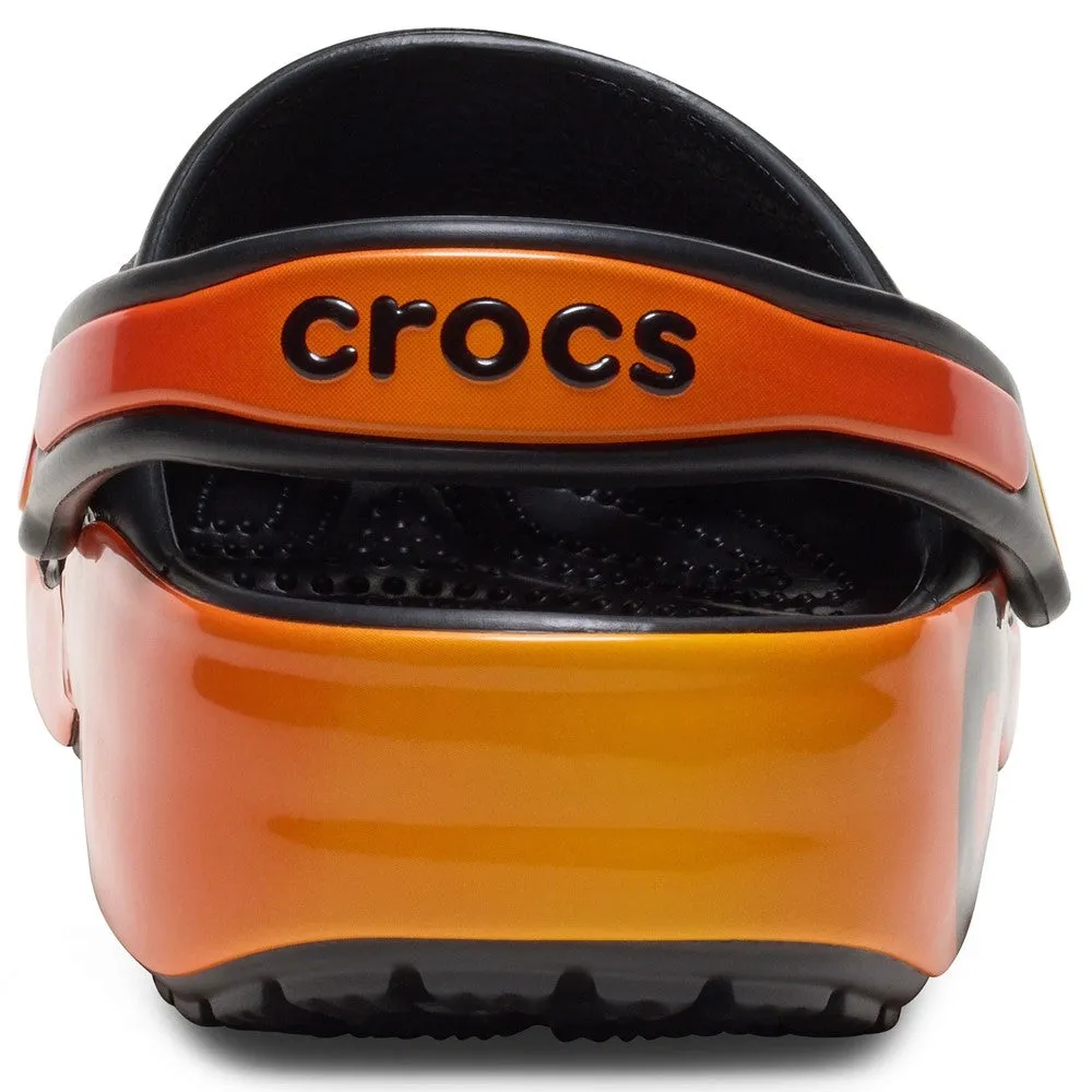Leather Shoes Travel Ready Crocs Unisex Classic Reflector Clog