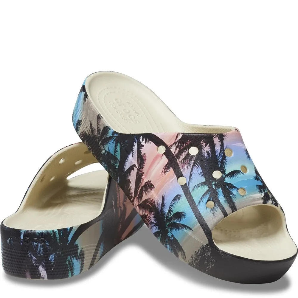 Lightweight Shoes Crocs Unisex Classic Summer Nostalgia Platform Slide