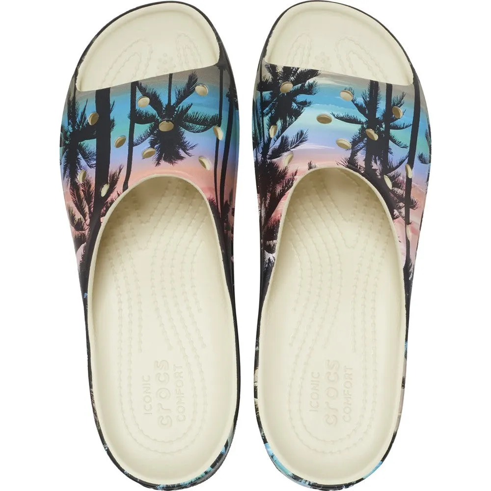 Crocs Unisex Classic Summer Nostalgia Platform Slide Premium Comfort Unisex